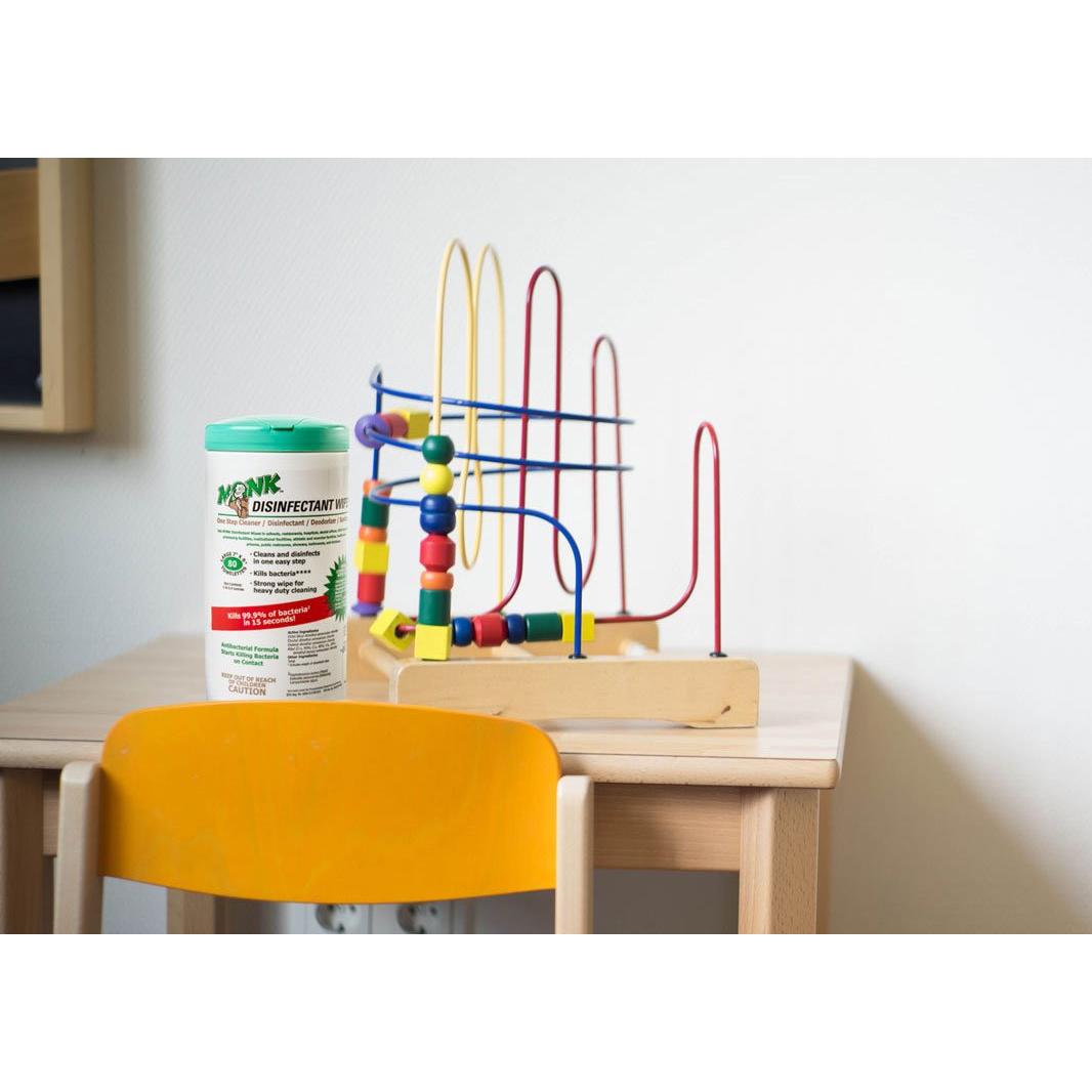 Toallitas Desinfectantes Monk Dreumex, 12 Paquetes de 80 Unidades