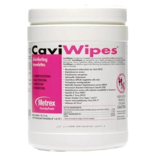 Desinfectante de Superficies CaviWipes - 160 Toallitas - Metrex