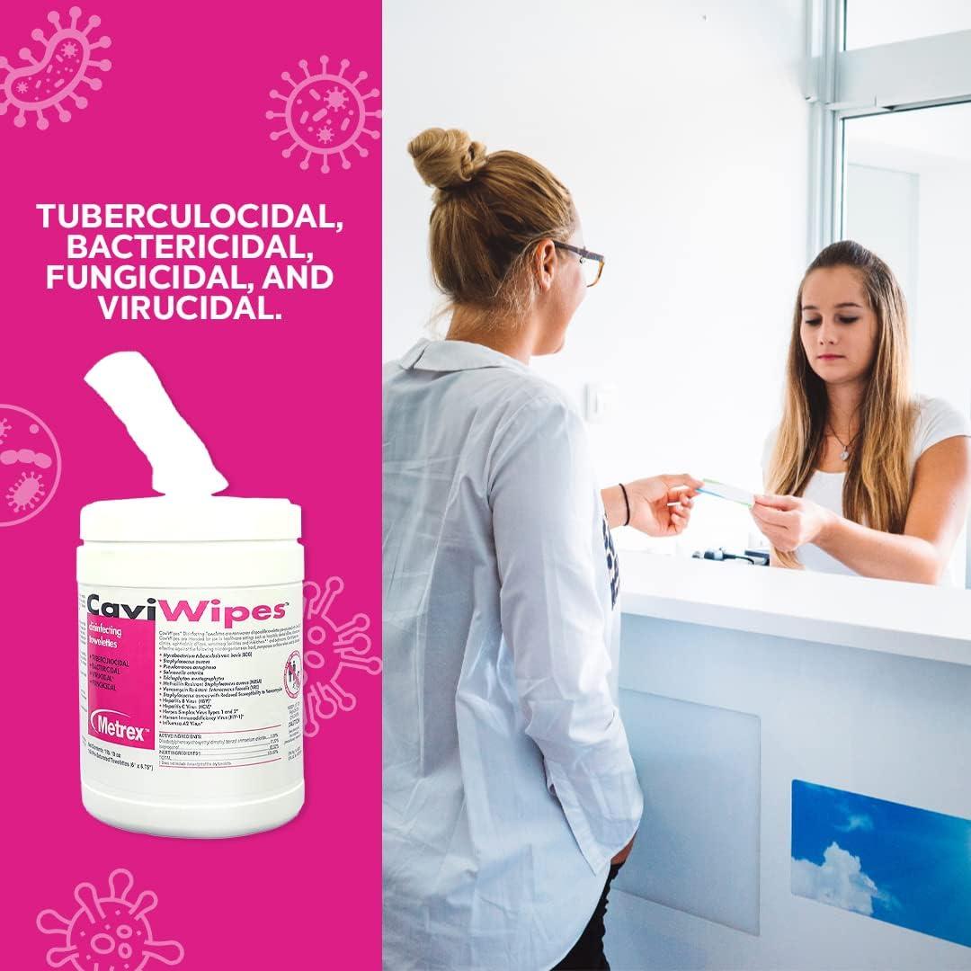 Desinfectante de Superficies CaviWipes - 160 Toallitas - Metrex