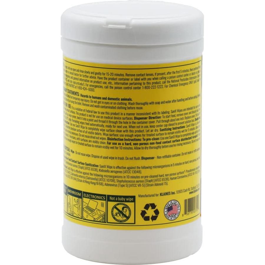 Toallitas Desinfectantes SaniX 80 Ct 8-Pack 4 en 1