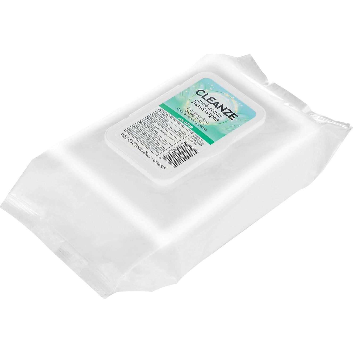 Toallitas Desinfectantes Cleanze 100 Unidades Sin Fragancia