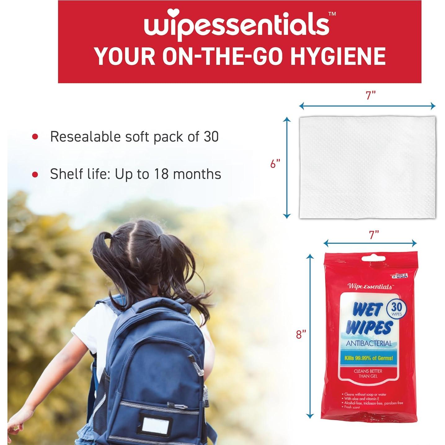 Toallitas Desinfectantes WipeEssentials - 90 Unidades - Viaje