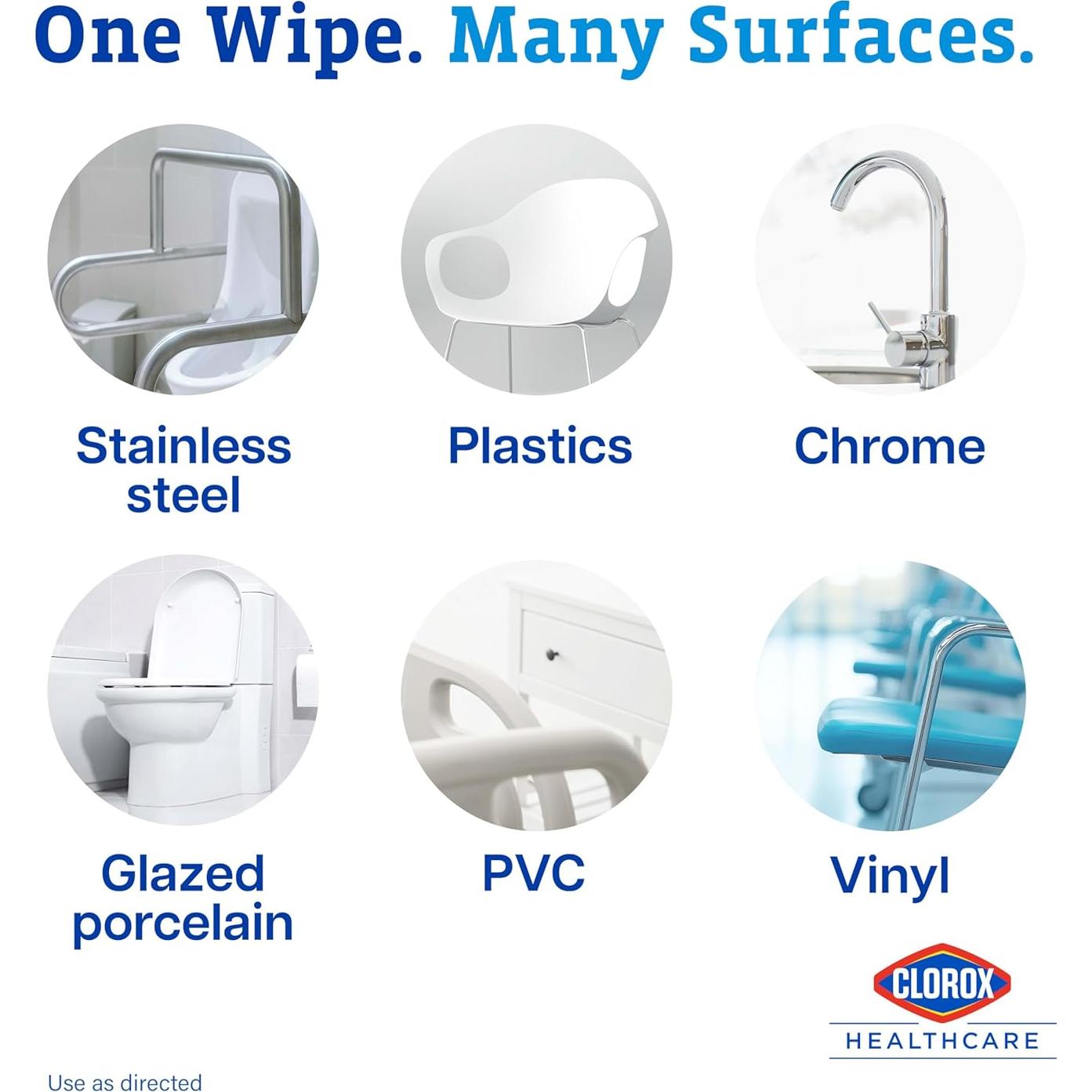 Toallitas Desinfectantes Clorox Healthcare VersaSure 85 Unidades