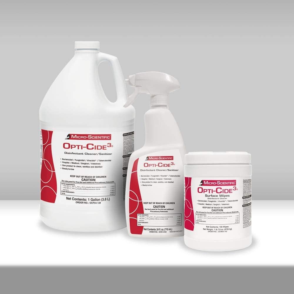 Toallitas Desinfectantes Opti-Cide3 Micro-Scientific 100 Unidades