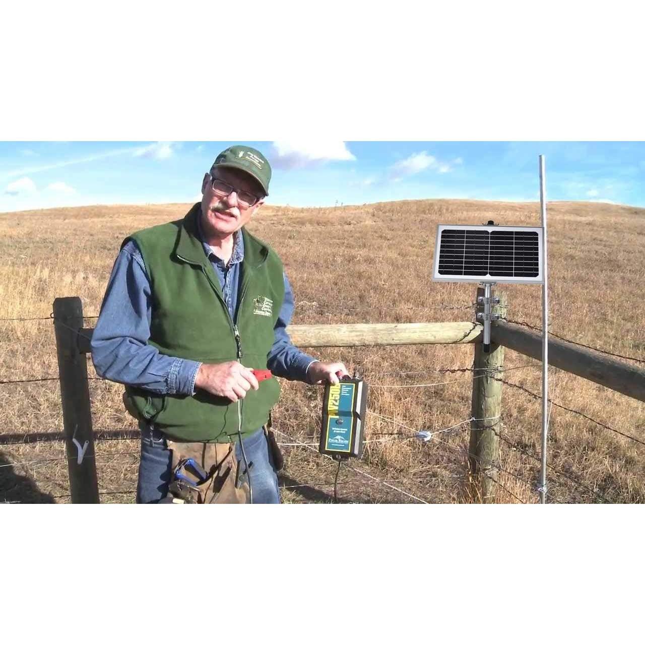 Cargador Solar 10W SUNER POWER + Soporte Tubular