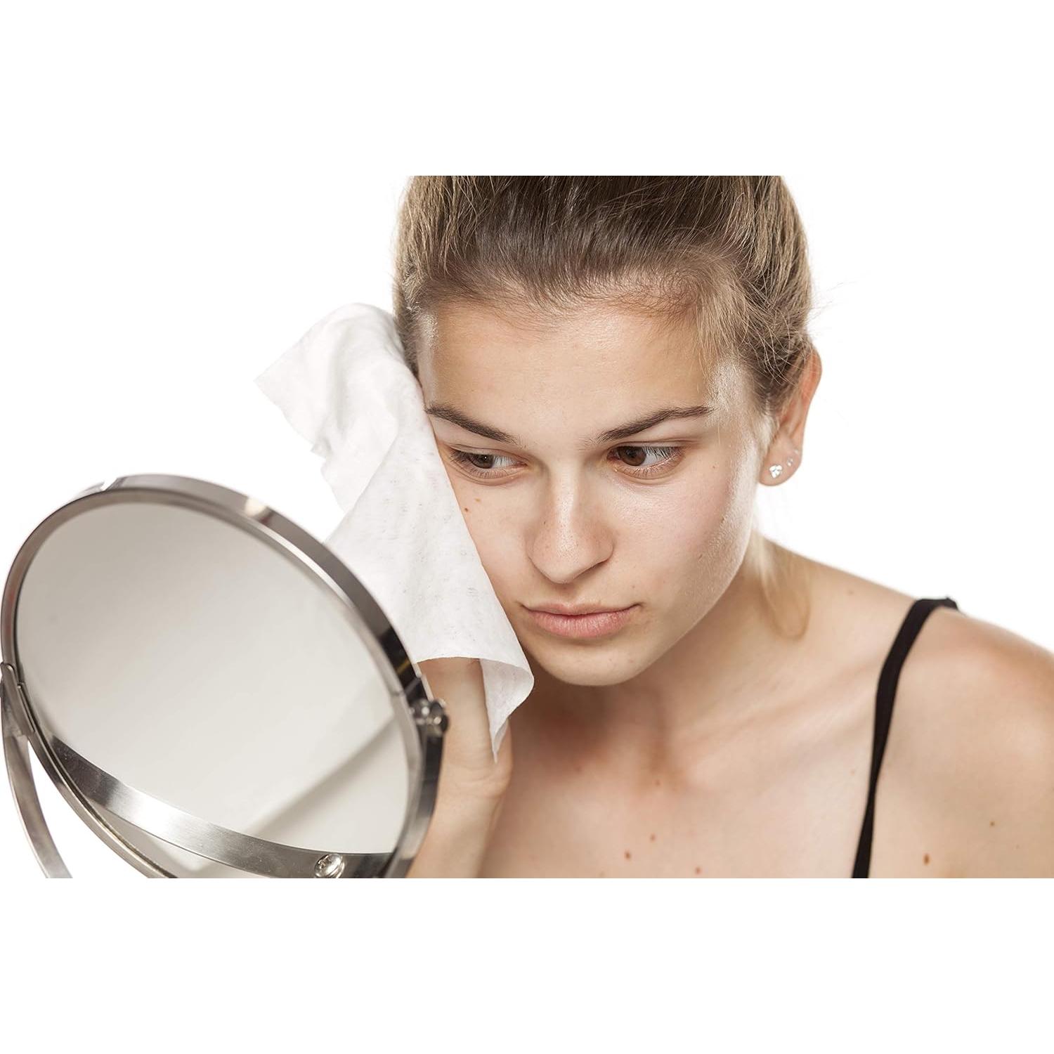 Inspire Adult Wet Wipes, Wash Cloths | Adult Wipes for Incontinence & Cleansing for Elderly, 8"x12" Count 12 packs of 50