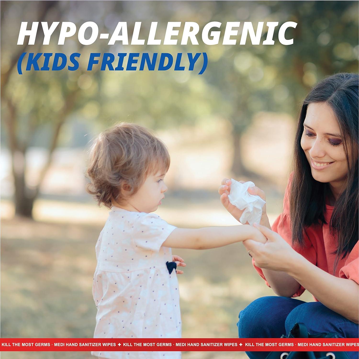 Toallitas Desinfectantes para Manos MEDIWIPER 320 Unidades