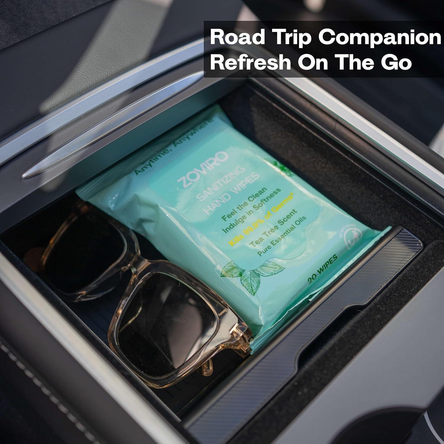 Toallitas Desinfectantes Zoviro 20 Unidades Aroma Árbol de Té