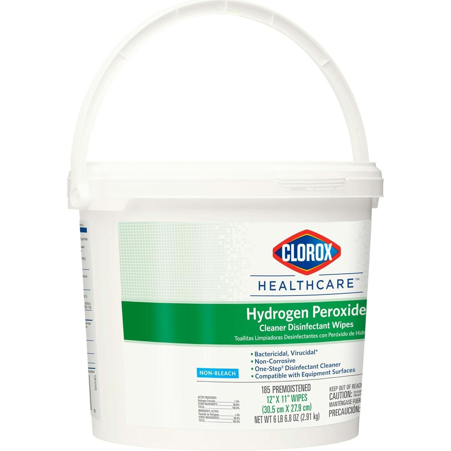 Toallitas Desinfectantes Clorox Healthcare 185 Unidades 17.15x14.61 cm
