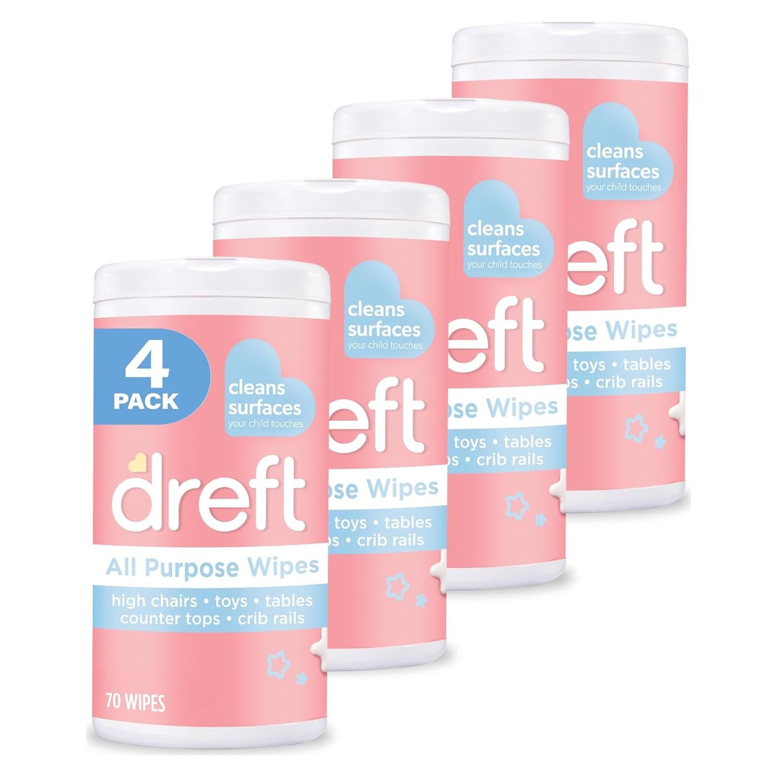 Toallitas de limpieza multiusos Dreft 70 unidades - Bebés