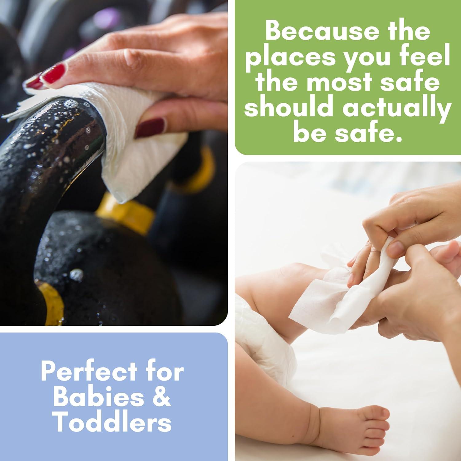 Toallitas Antibacteriales Nurture 12 Conteos Sin Alcohol