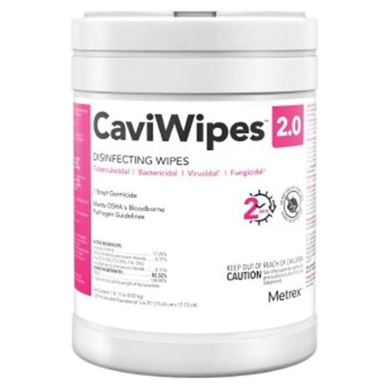 CaviWipes 2.0 Toallitas Desinfectantes Metrex 160 Piezas