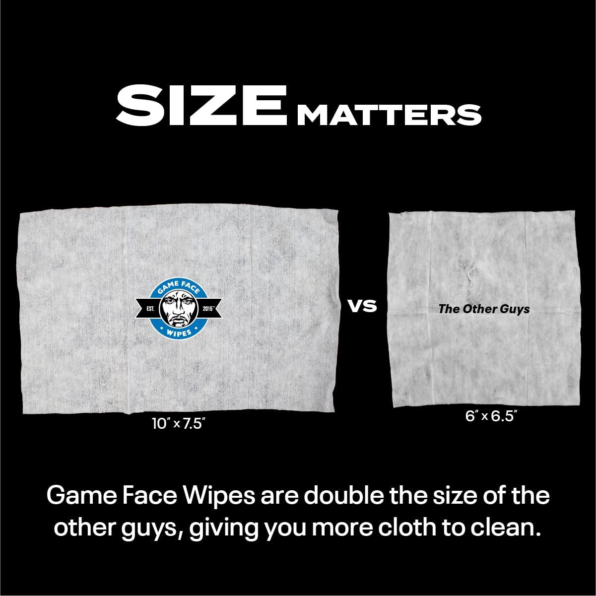 Toallitas Antibacterianas Game Face Warrior - 25 Unidades XL