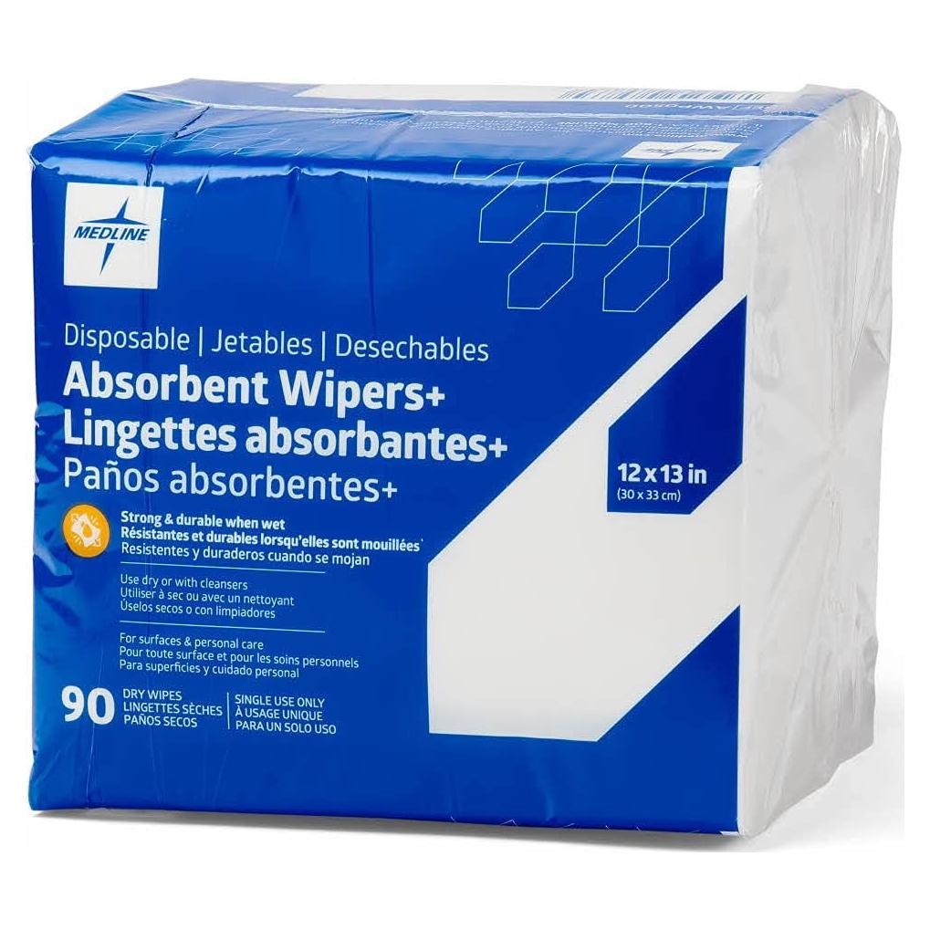 Toallitas Absorbentes Desechables Medline 90 Unidades 30x33 cm