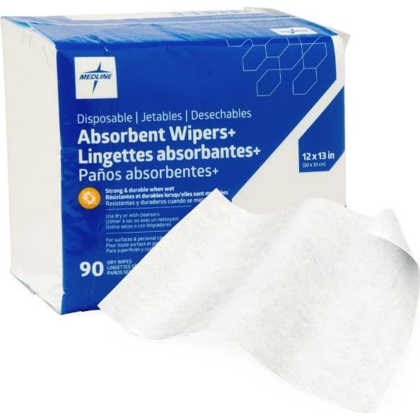 Toallitas Absorbentes Desechables Medline 90 Unidades 30x33 cm