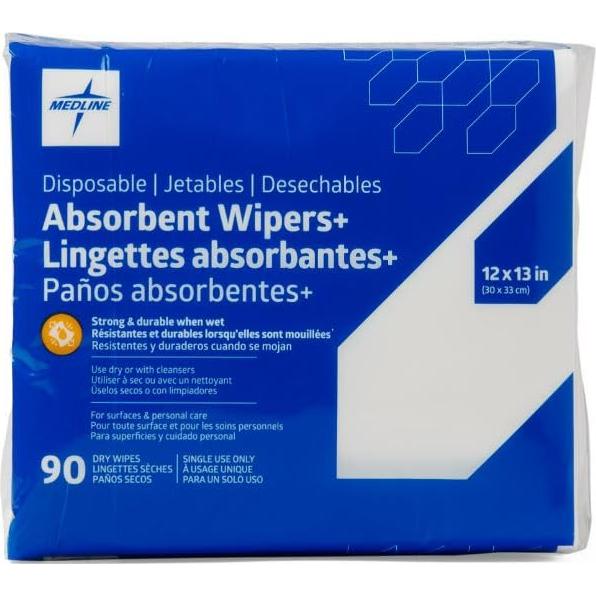 Toallitas Absorbentes Desechables Medline 90 Unidades 30x33 cm