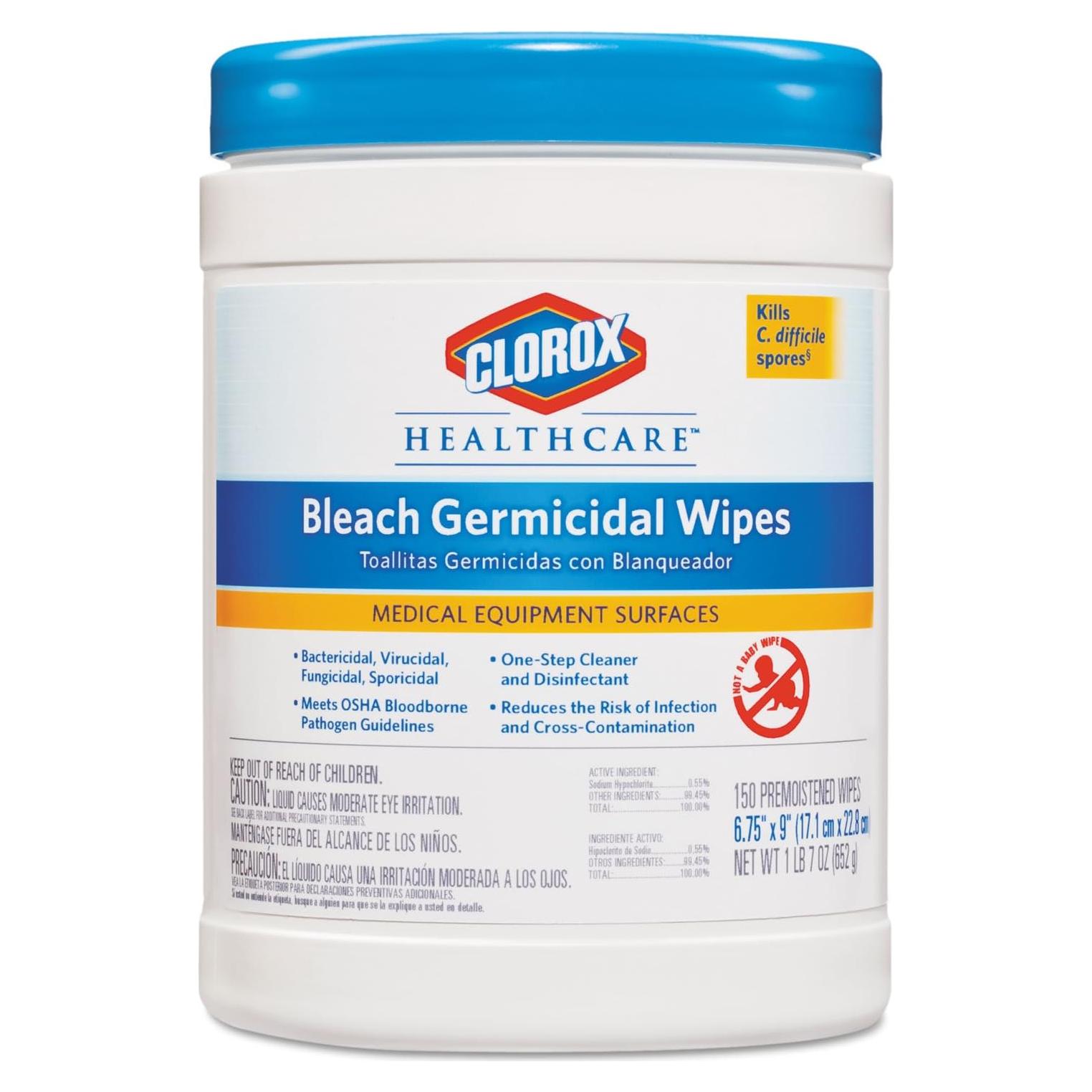 Toallitas Germicidas Clorox Healthcare 30577 0.97kg