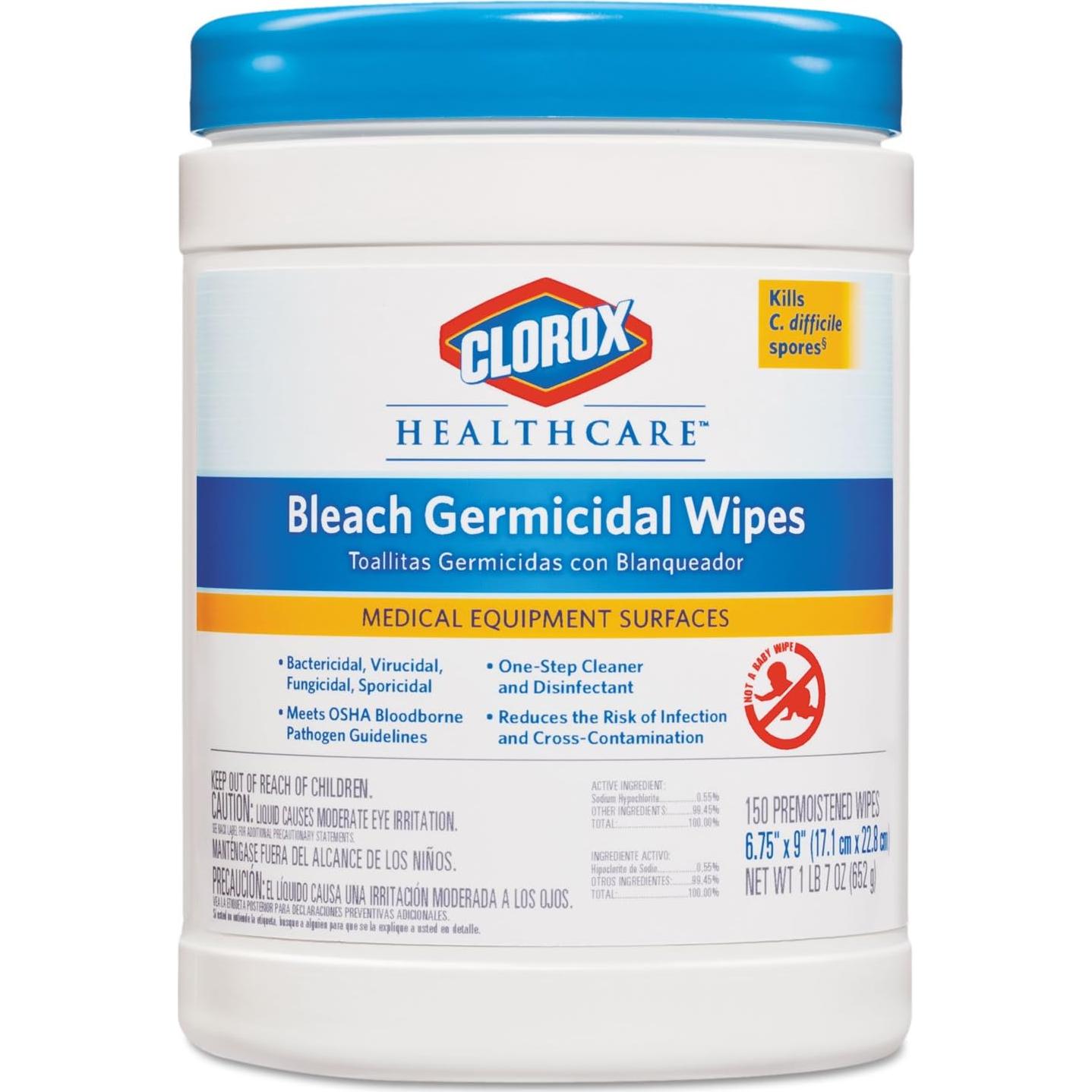Toallitas Germicidas Clorox Healthcare 30577 0.97kg