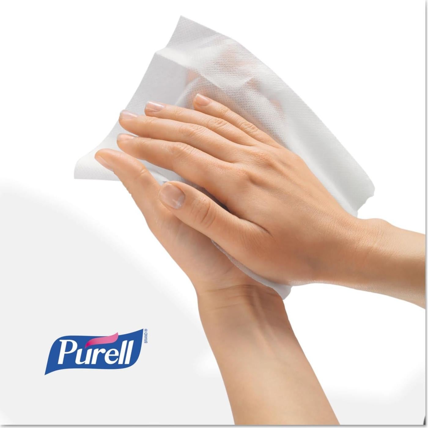 Toallitas Desinfectantes para Manos Purell 100 Unidades Sin Fragancia