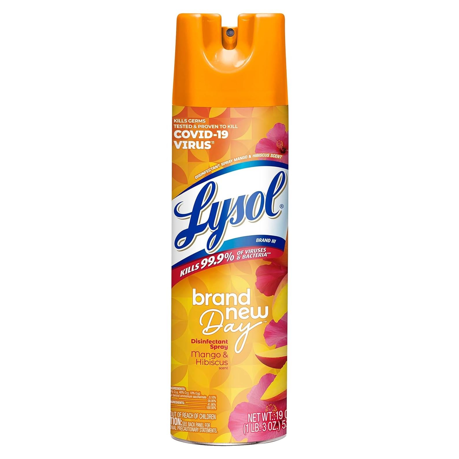 Lysol Spray Desinfectante Antibacteriano 550ml Aroma Mango