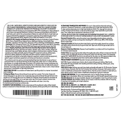 Toallitas desechables desinfectantes Sani-Cloth AF3 - 160 unidades