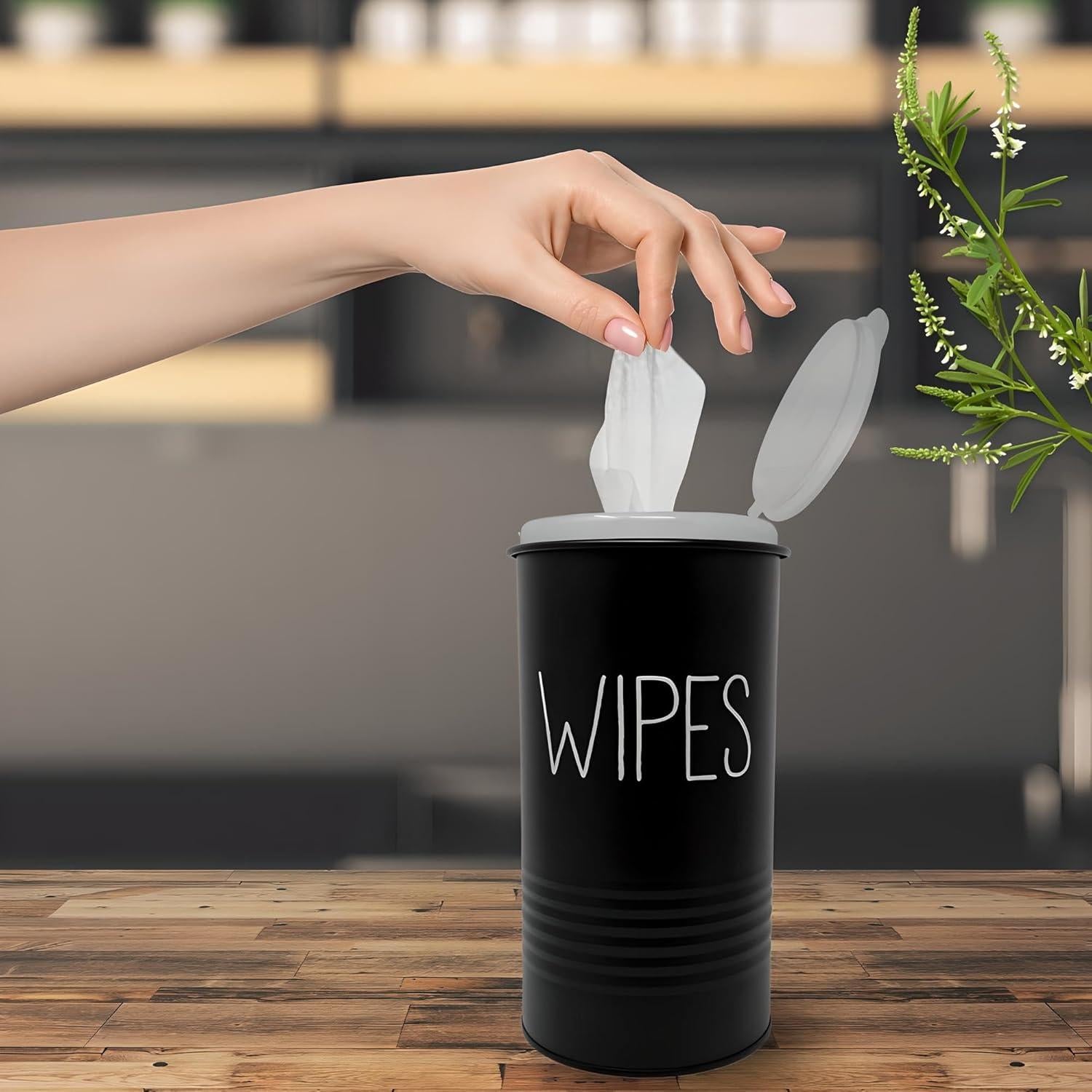 Soporte para Toallitas Desinfectantes TEKHEUTEN Negro Mate