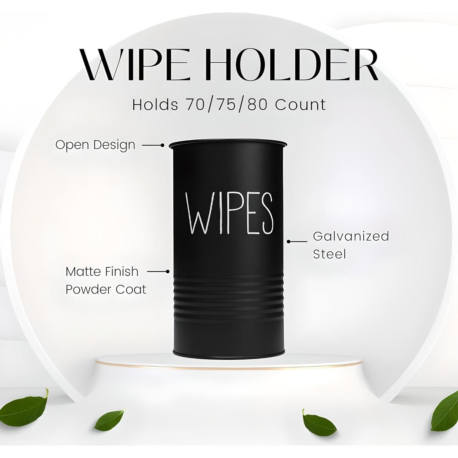 Soporte para Toallitas Desinfectantes TEKHEUTEN Negro Mate