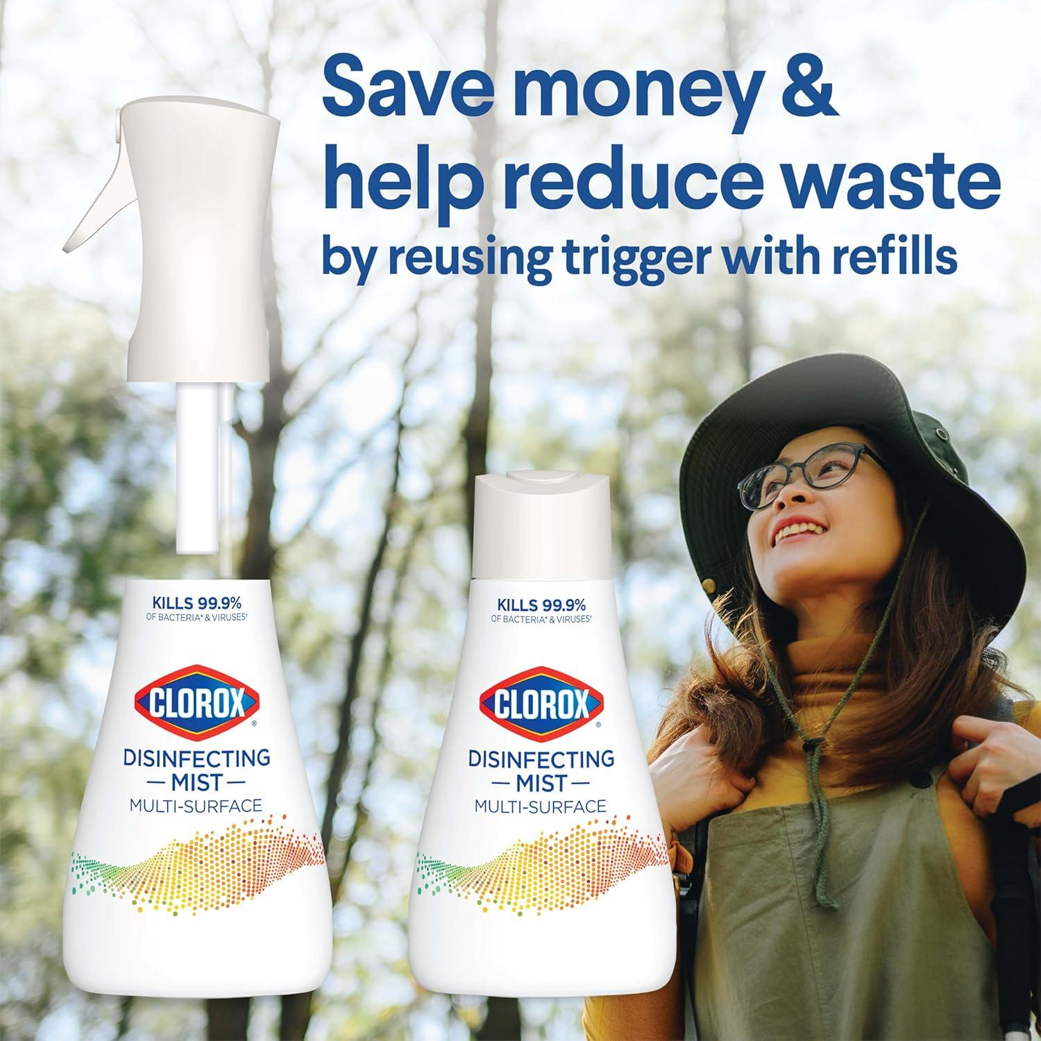 Clorox Mist Desinfectante 3 en 1 Limón y Flor de Naranja 0.47 L