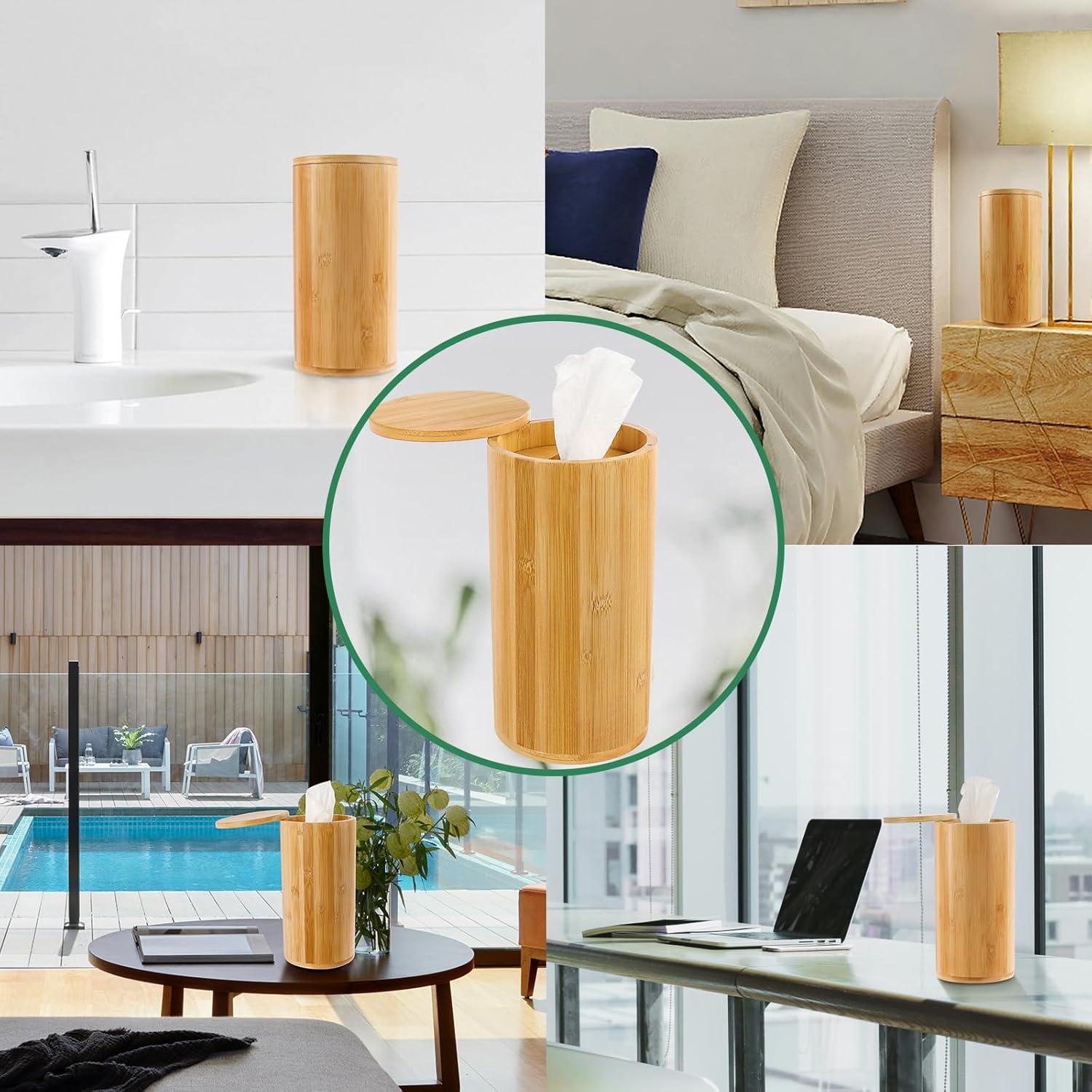 Dispensador de Toallitas de Bambú Axcoix 25.9 cm Ecológico