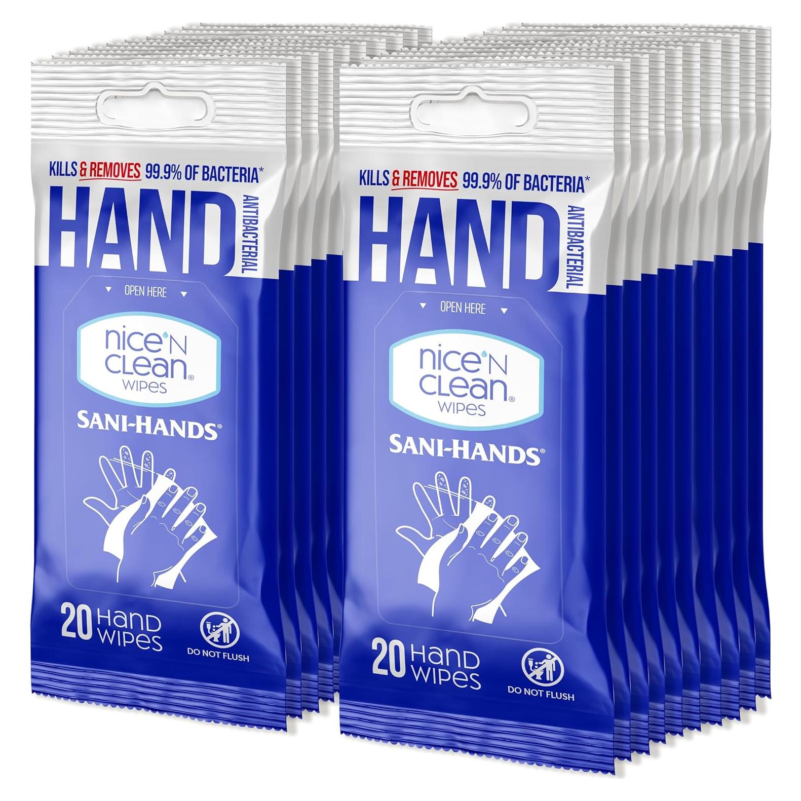 Toallitas Húmedas Antibacteriales Nice 'N Clean 400 Unidades