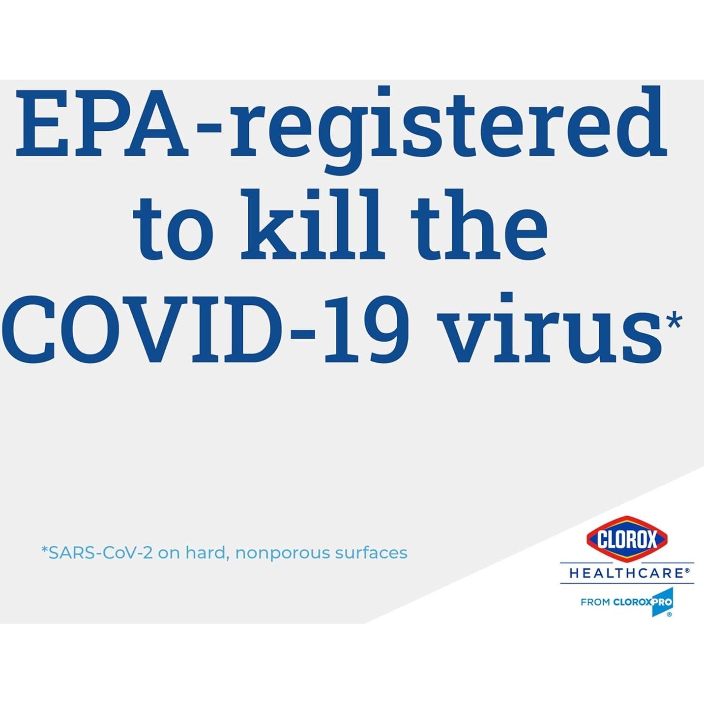 Toallitas Germicidas Clorox Healthcare 70 Unidades 17.1x22.9 cm