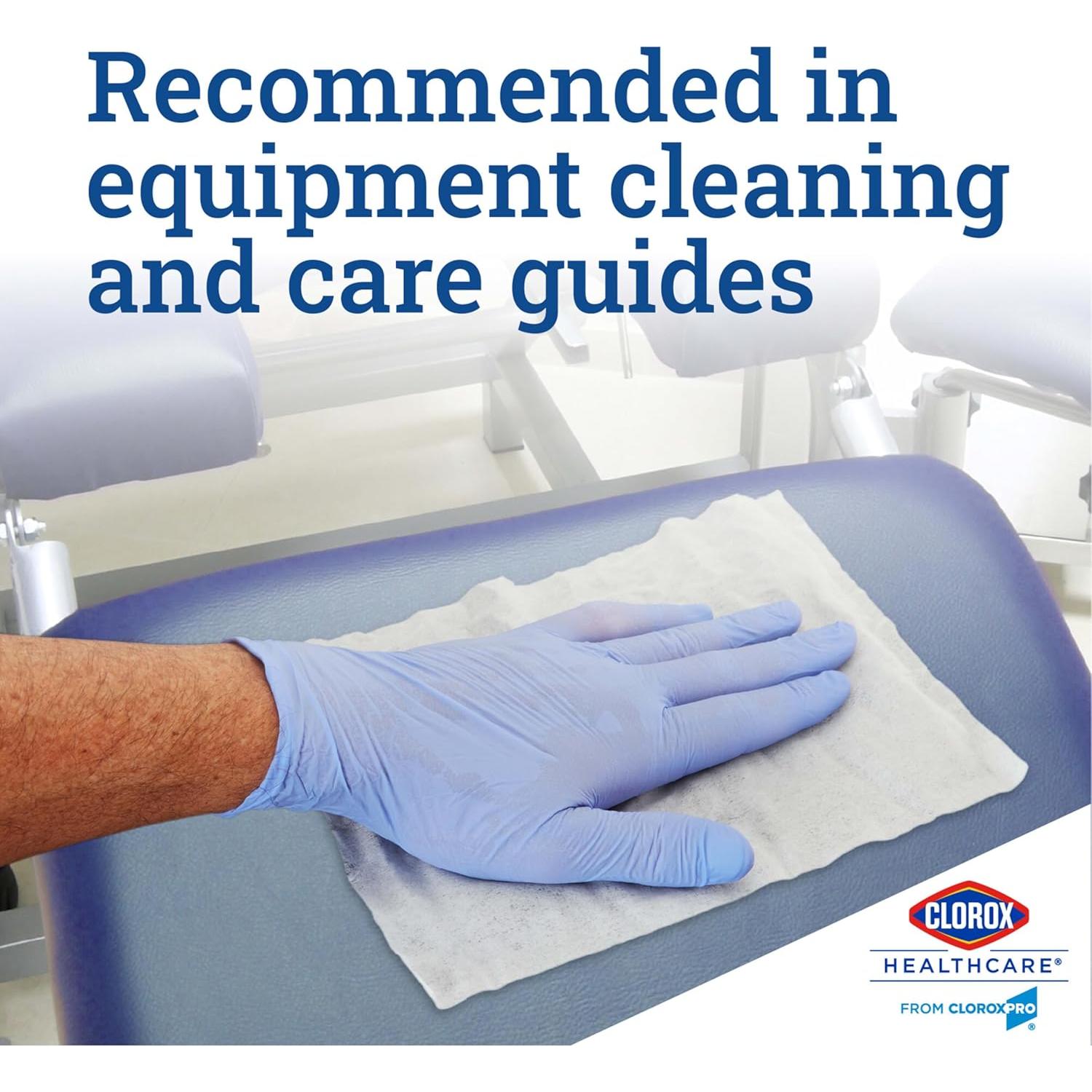 Toallitas Germicidas Clorox Healthcare 70 Unidades 17.1x22.9 cm