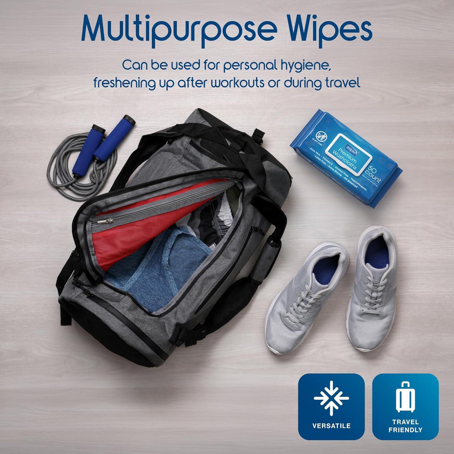 Toallitas Húmedas para Adultos Inspire, 20x30 cm, Paquete de 400