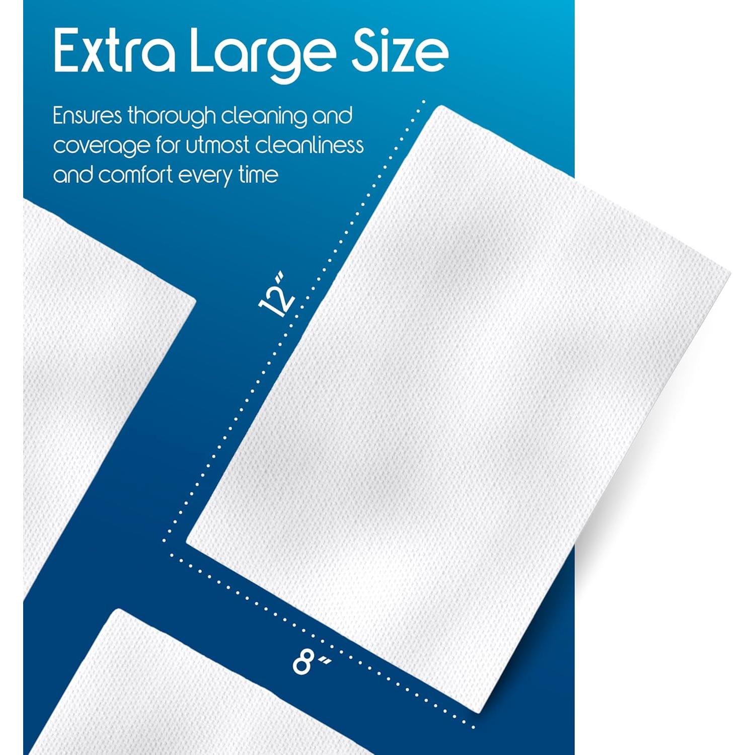 Toallitas Húmedas para Adultos Inspire, 20x30 cm, Paquete de 400