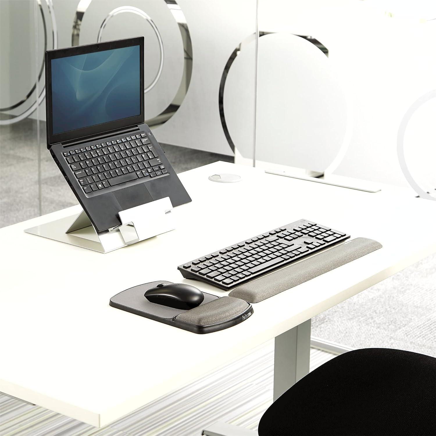 Soporte de Muñeca de Gel Fellowes 91741 - Grafito Ergonómico