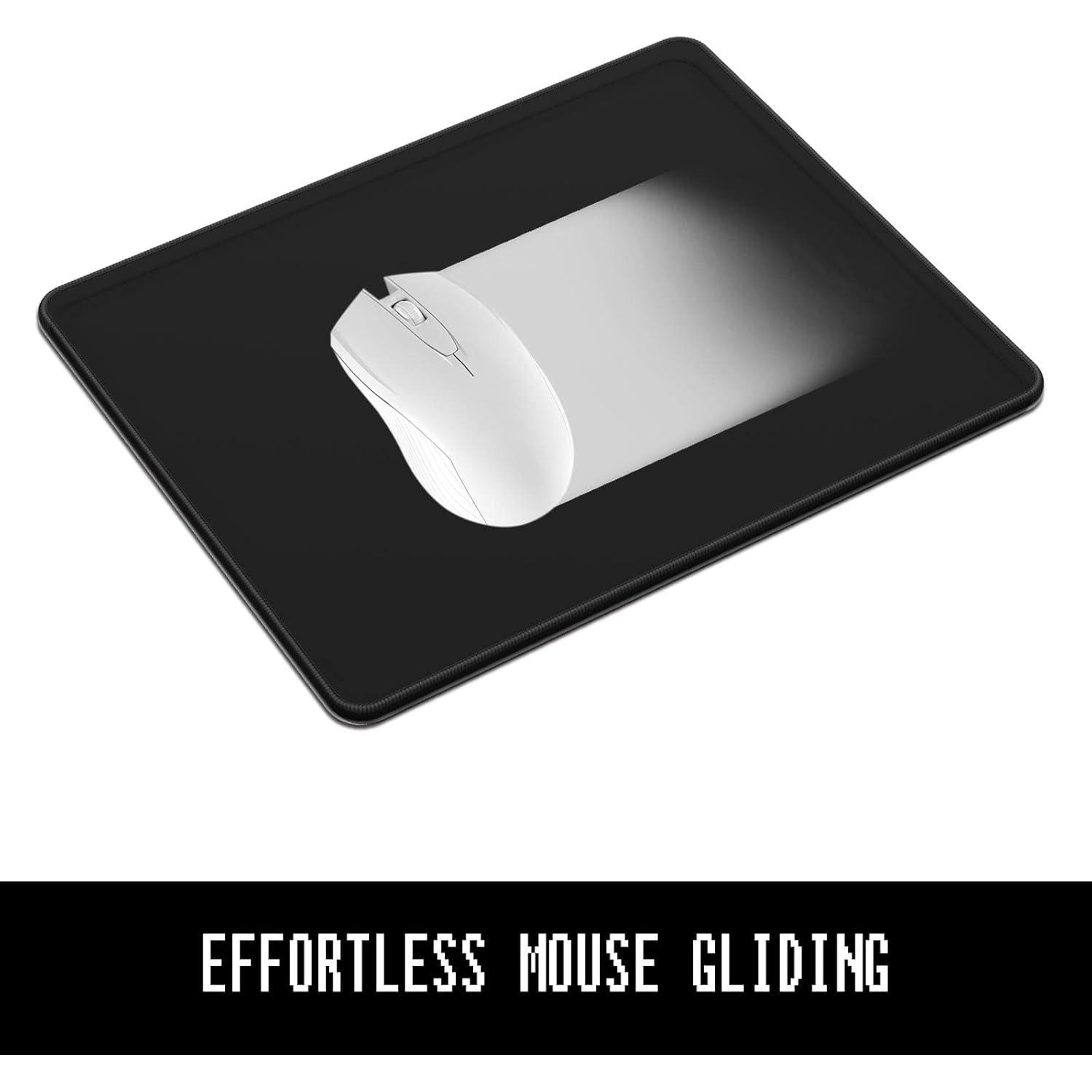 Alfombrilla de Ratón Niniubye ZM25x20 Negra Antideslizante 5mm