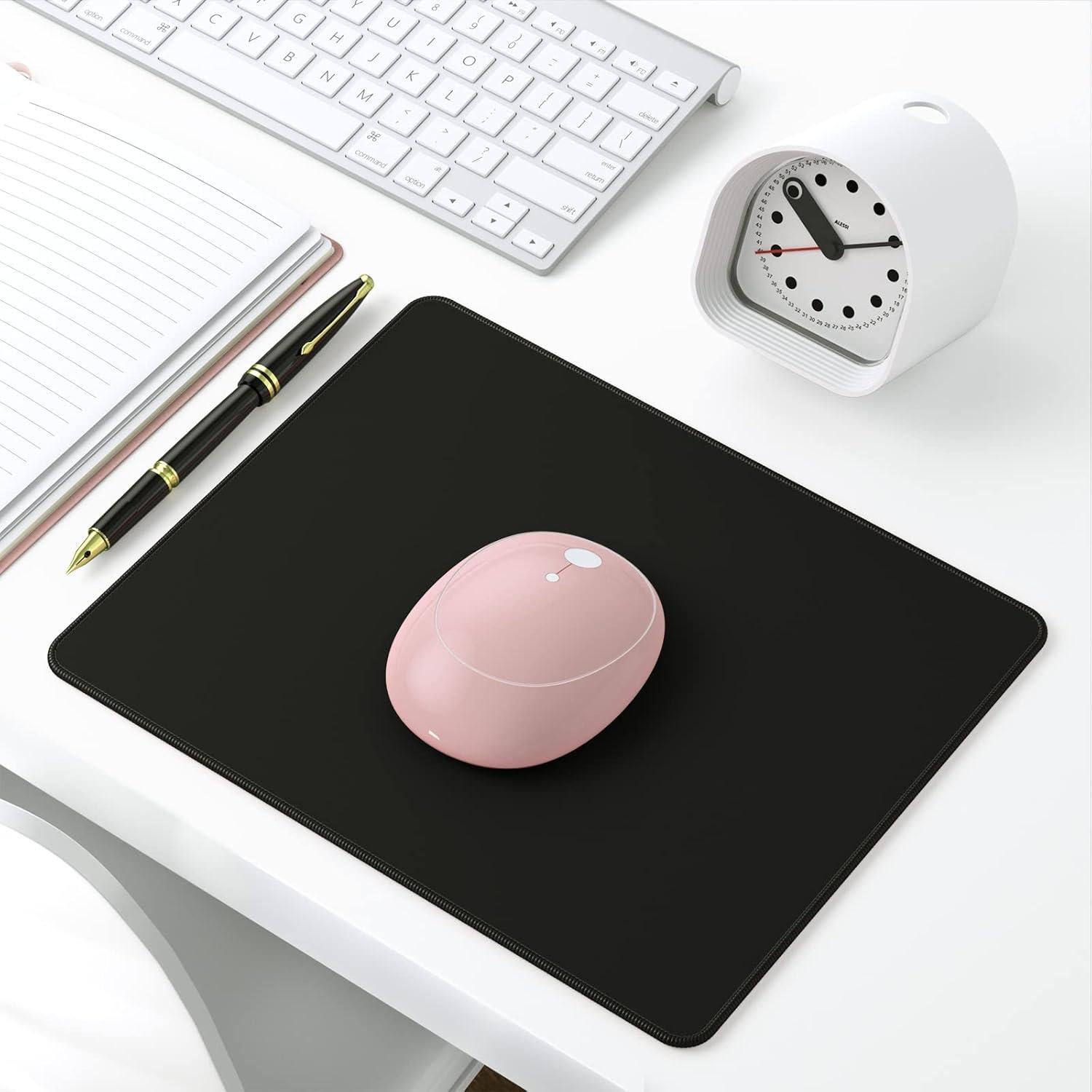 Alfombrilla de Ratón Niniubye ZM25x20 Negra Antideslizante 5mm