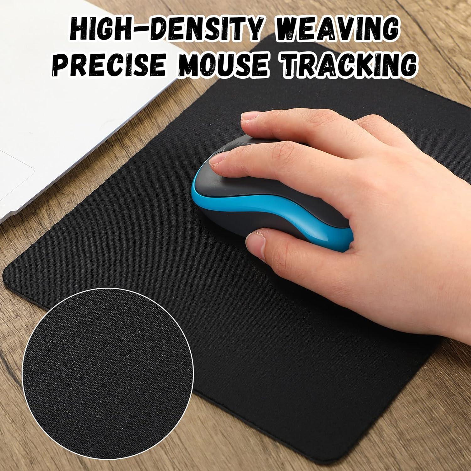 Alfombrilla de Ratón Crtiin 50 Piezas Goma Antideslizante 18x22cm