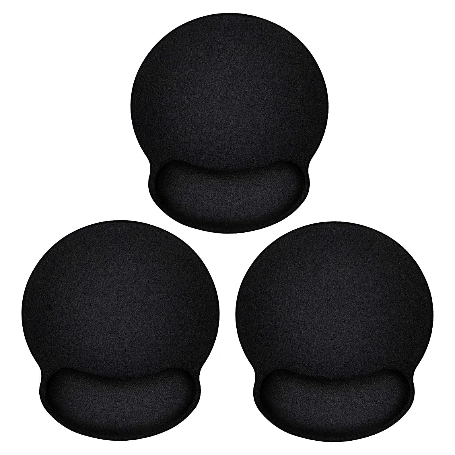 Alfombrilla de Ratón Ergonómica TONOS con Soporte para Muñeca - 3 Paquetes