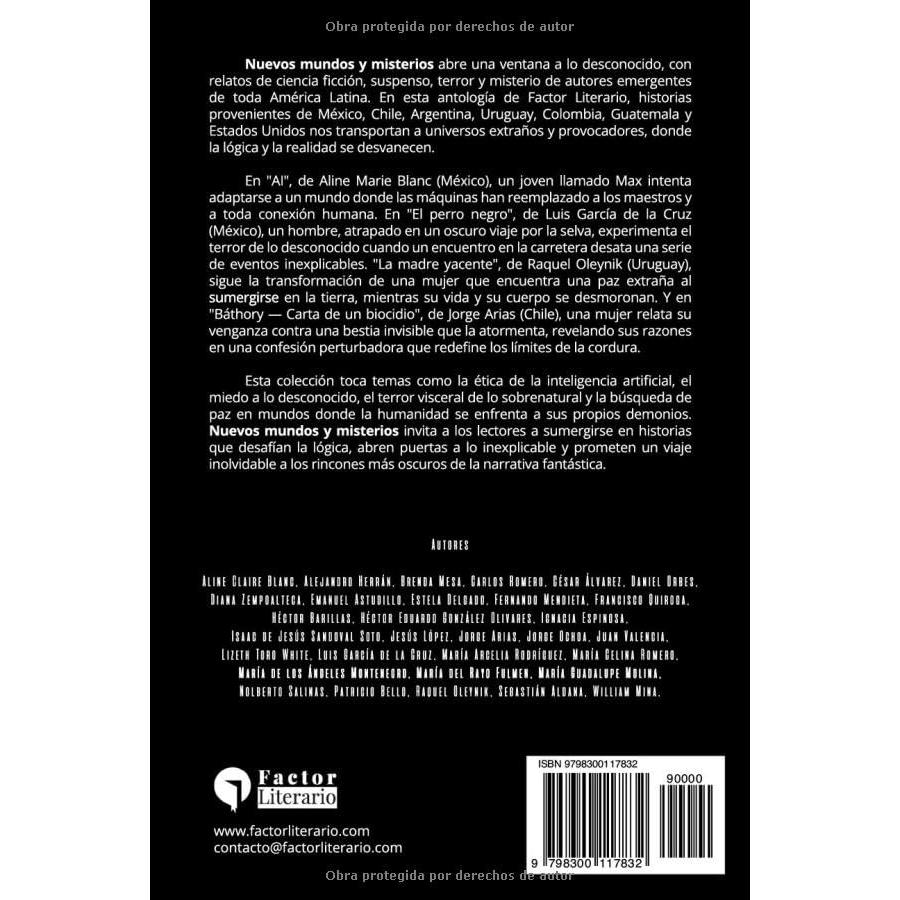 Nuevos mundos y misterios: Relatos latinoamericanos emergentes (Spanish Edition)
