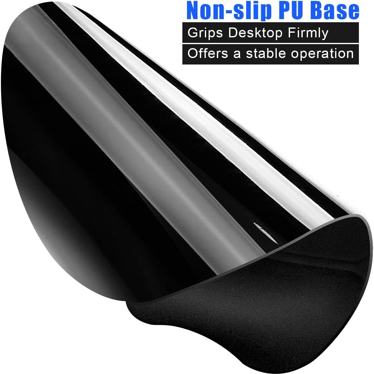 Almohadilla Ergonómica JIKIOU para Ratón con Soporte de Gel Negro