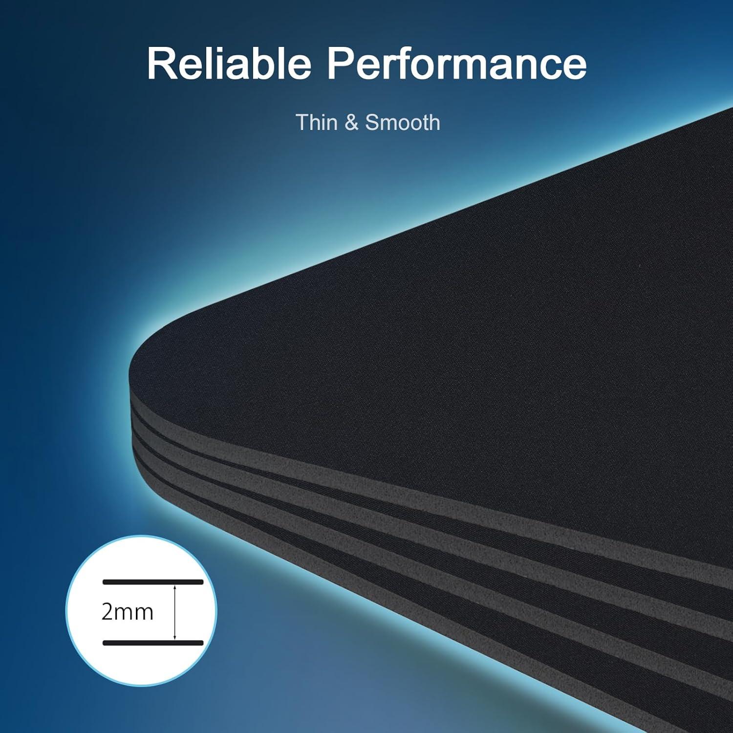 Alfombrilla de Ratón Senetem AMT01 Negra 28x21.8 cm Antideslizante