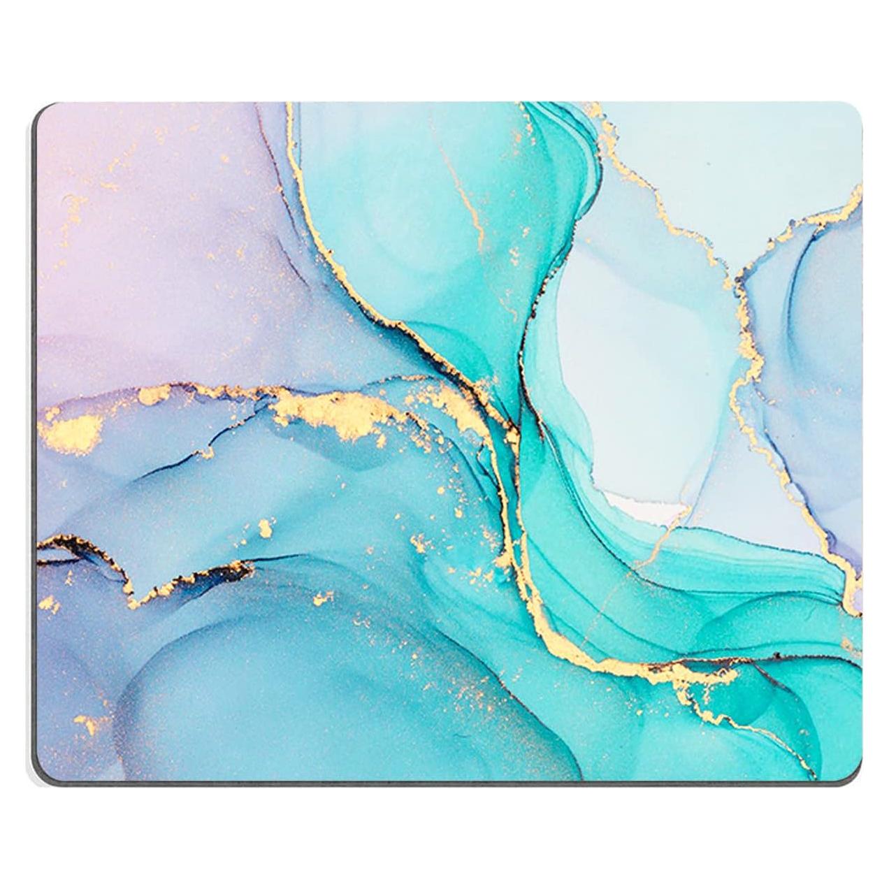 Alfombrilla de Ratón Armanza Mármola Azul Cian 24.1x20.1cm