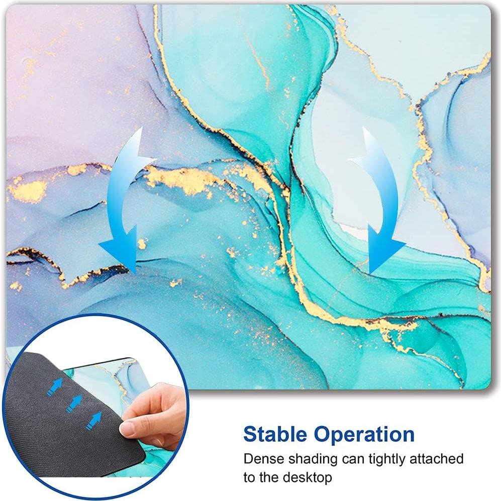 Alfombrilla de Ratón Armanza Mármola Azul Cian 24.1x20.1cm