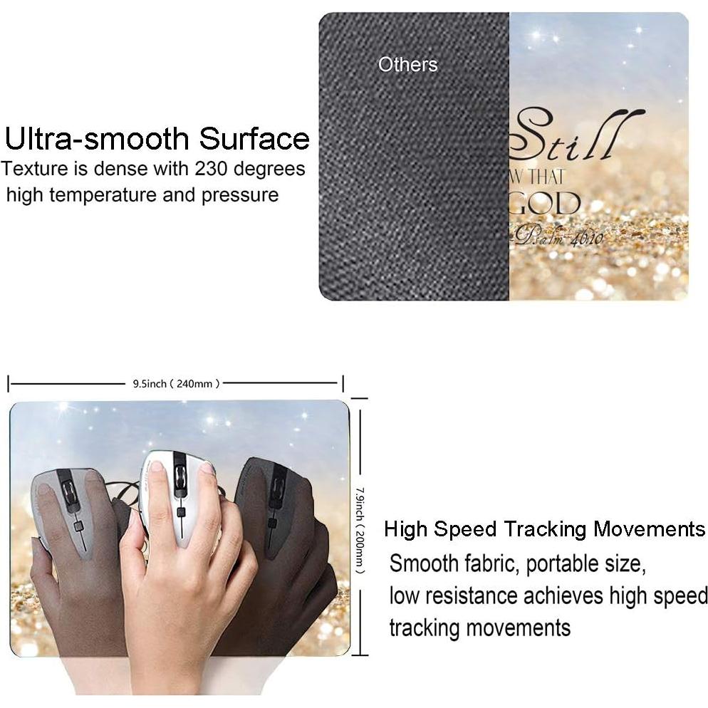 Alfombrilla de Ratón DUADELI 240x200mm Antideslizante