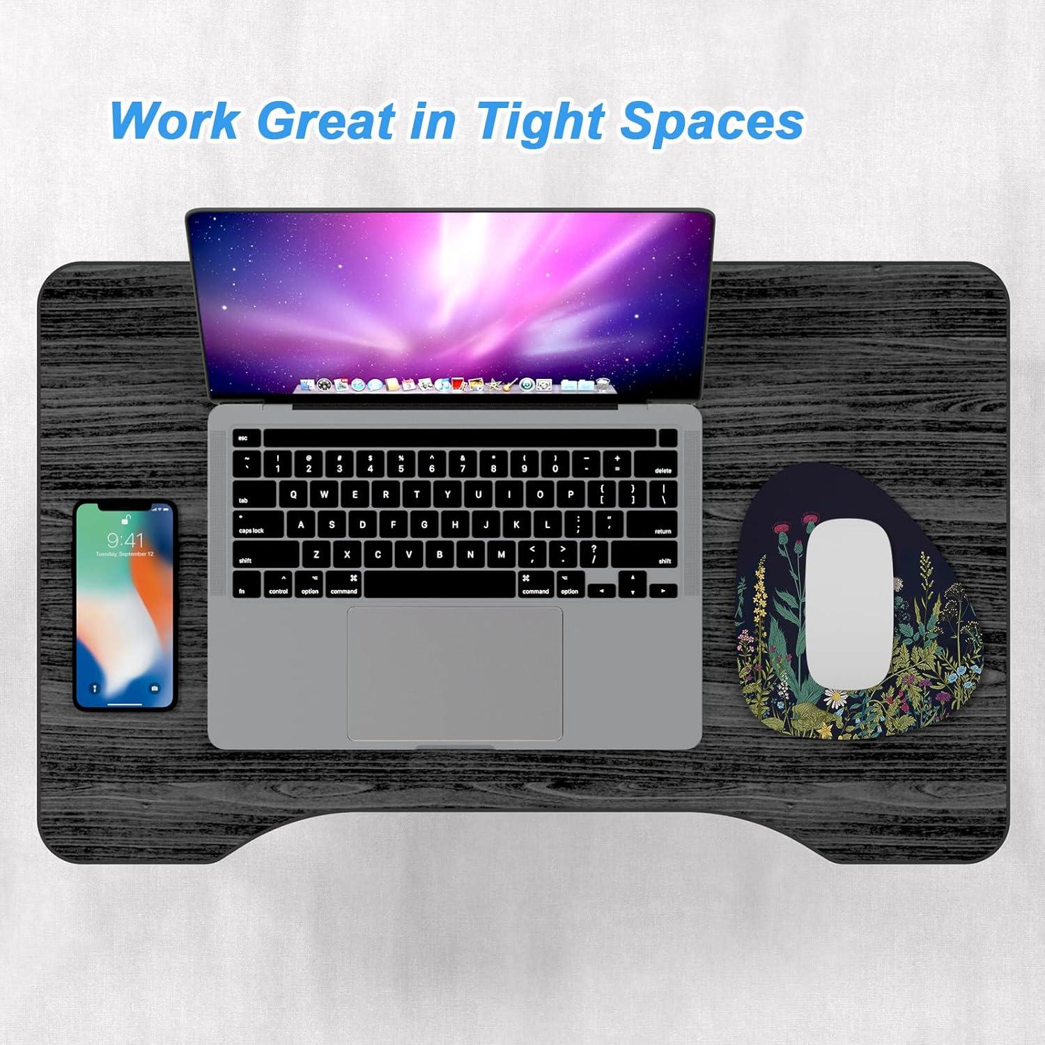 Alfombrilla de Ratón Pequeña Rimilak Flores de Medianoche 15x17 cm