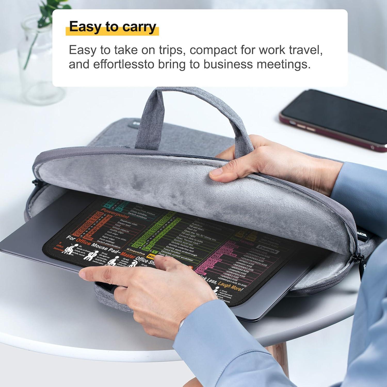 Alfombrilla de Ratón Kinevolve con Atajos para Excel y Word