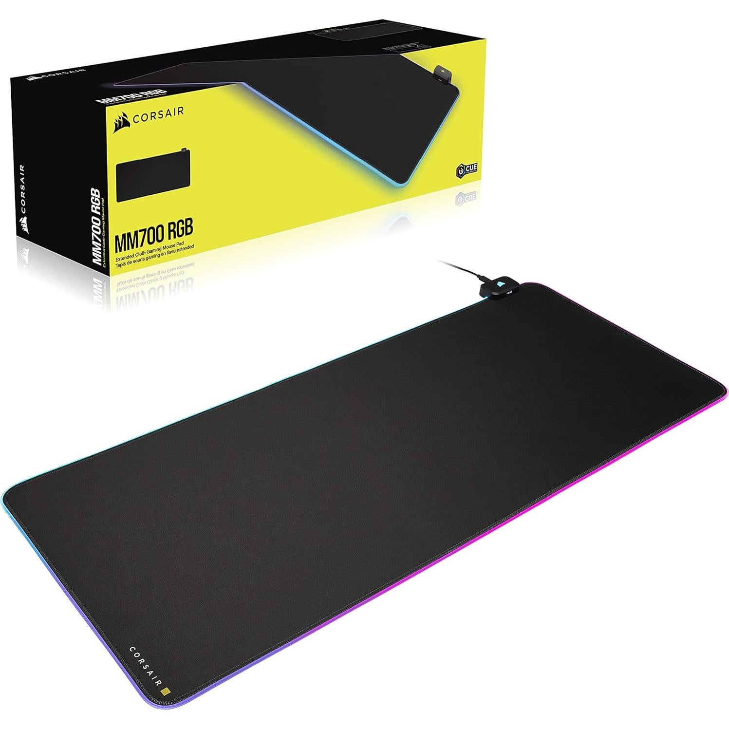Alfombrilla de Ratón CORSAIR MM700 RGB 93x40cm con Hub USB