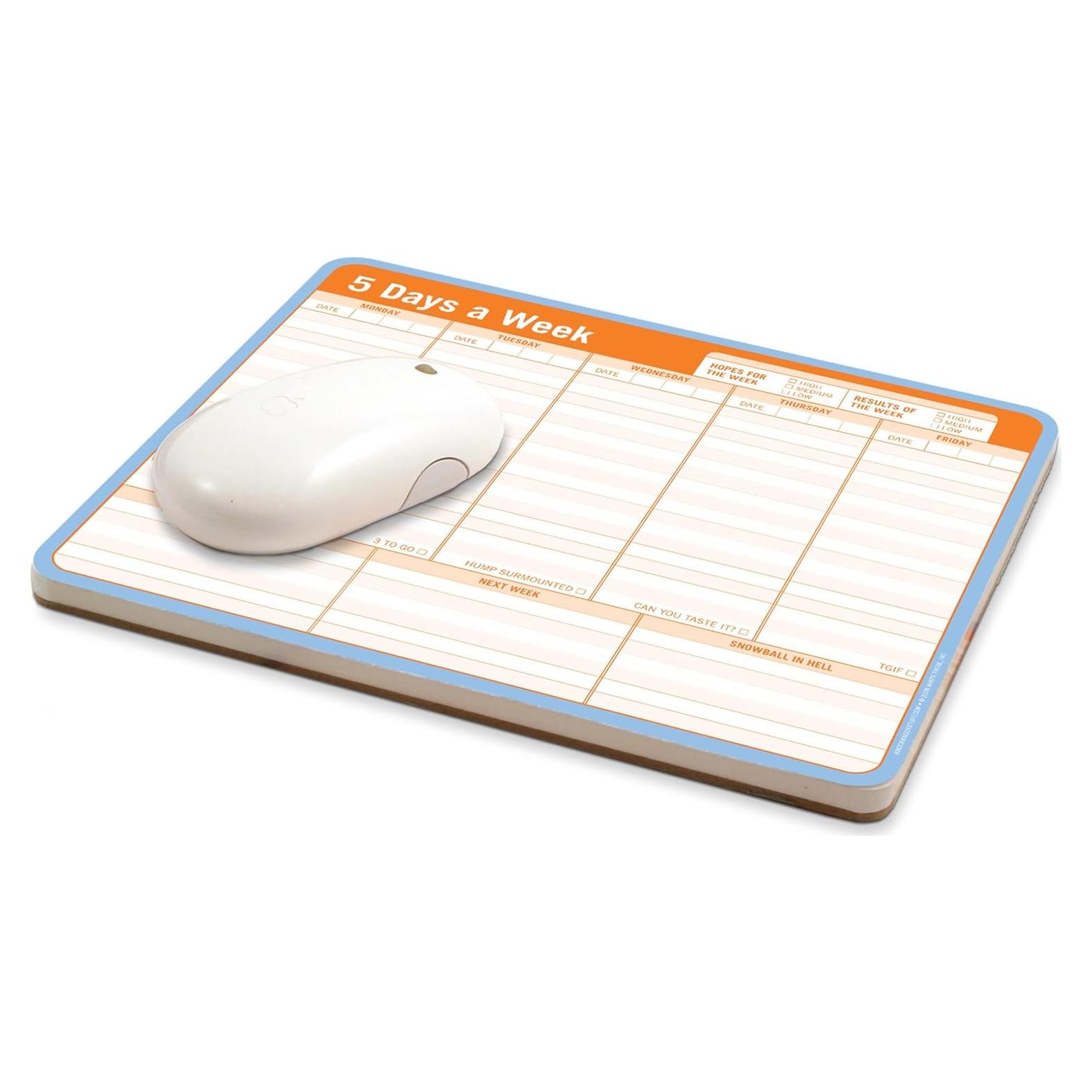 Almohadilla de Papel para Ratón Knock Knock 5 Días 24.1x20.3cm