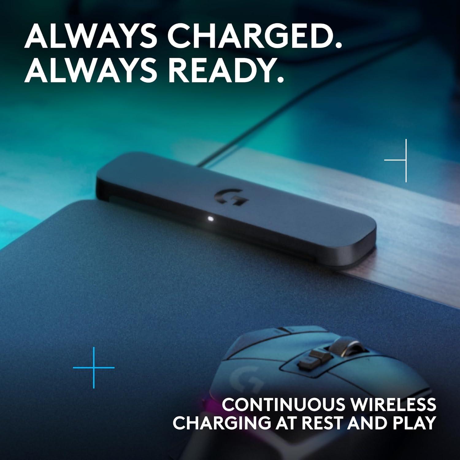 Alfombrilla de Carga Inalámbrica Logitech G POWERPLAY 2 - Negro